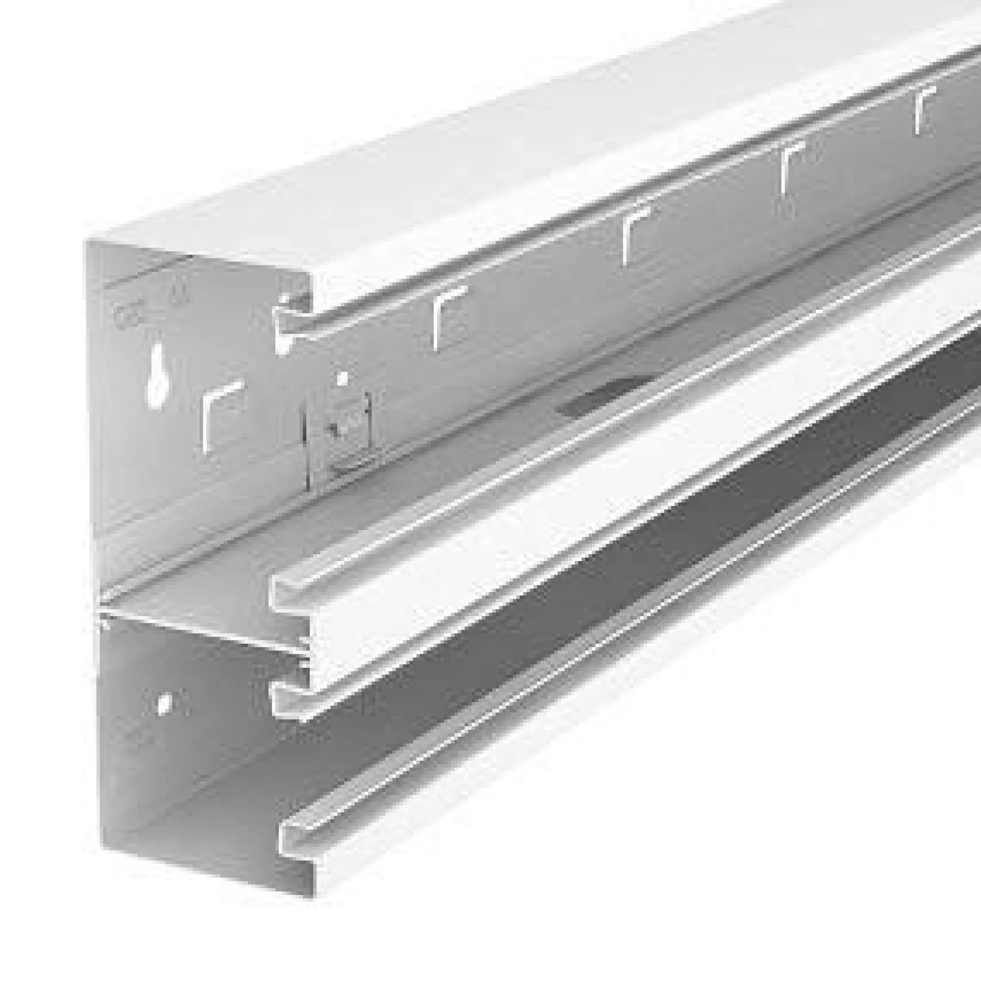 GS-D70170RW Installationskanal, 70x170x2000, renhvid - OBO Bettermann - 2 meter