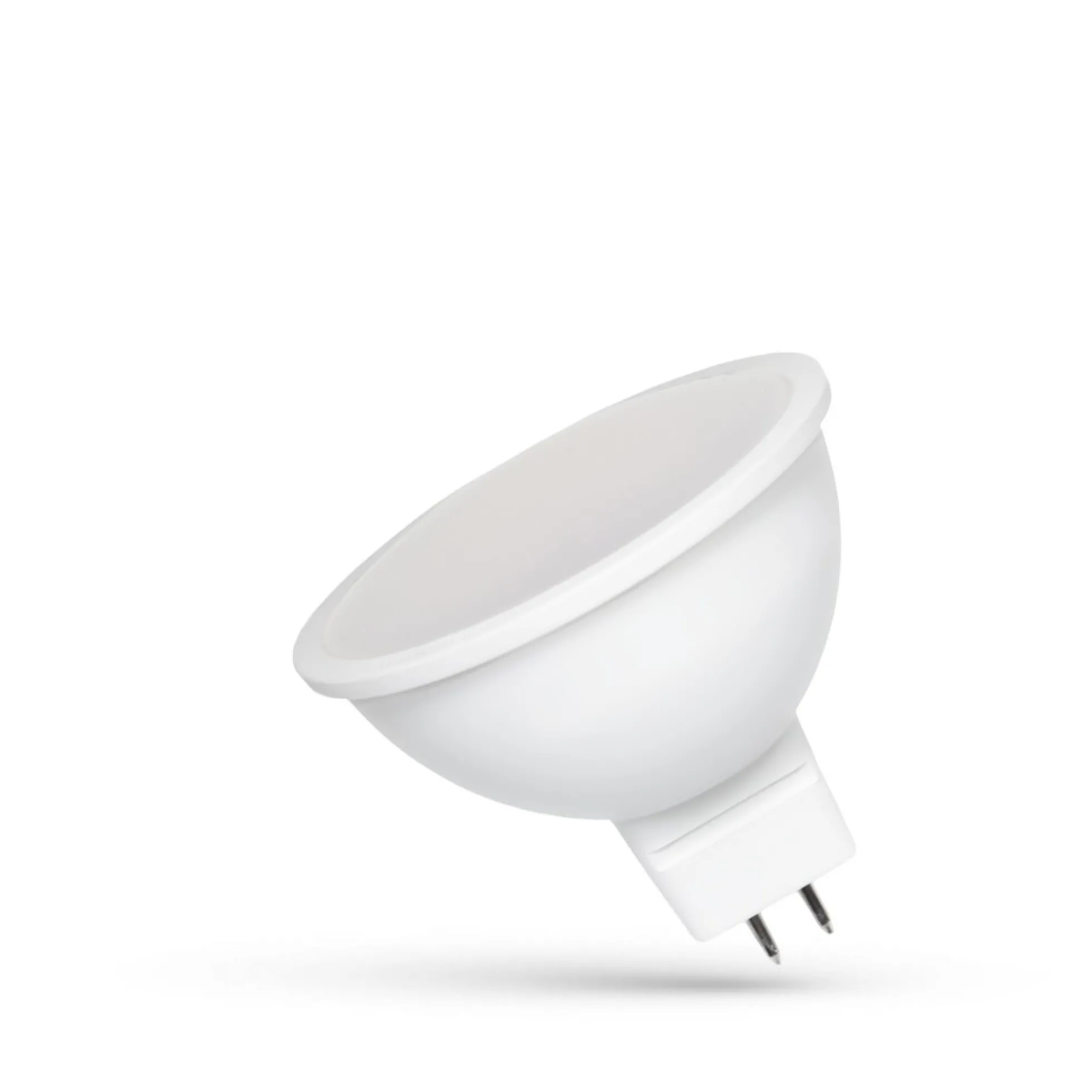 GU5.3 LED pære, 6W, 12V, MR16, 500 lumen, 6000K, ikke dæmpbar