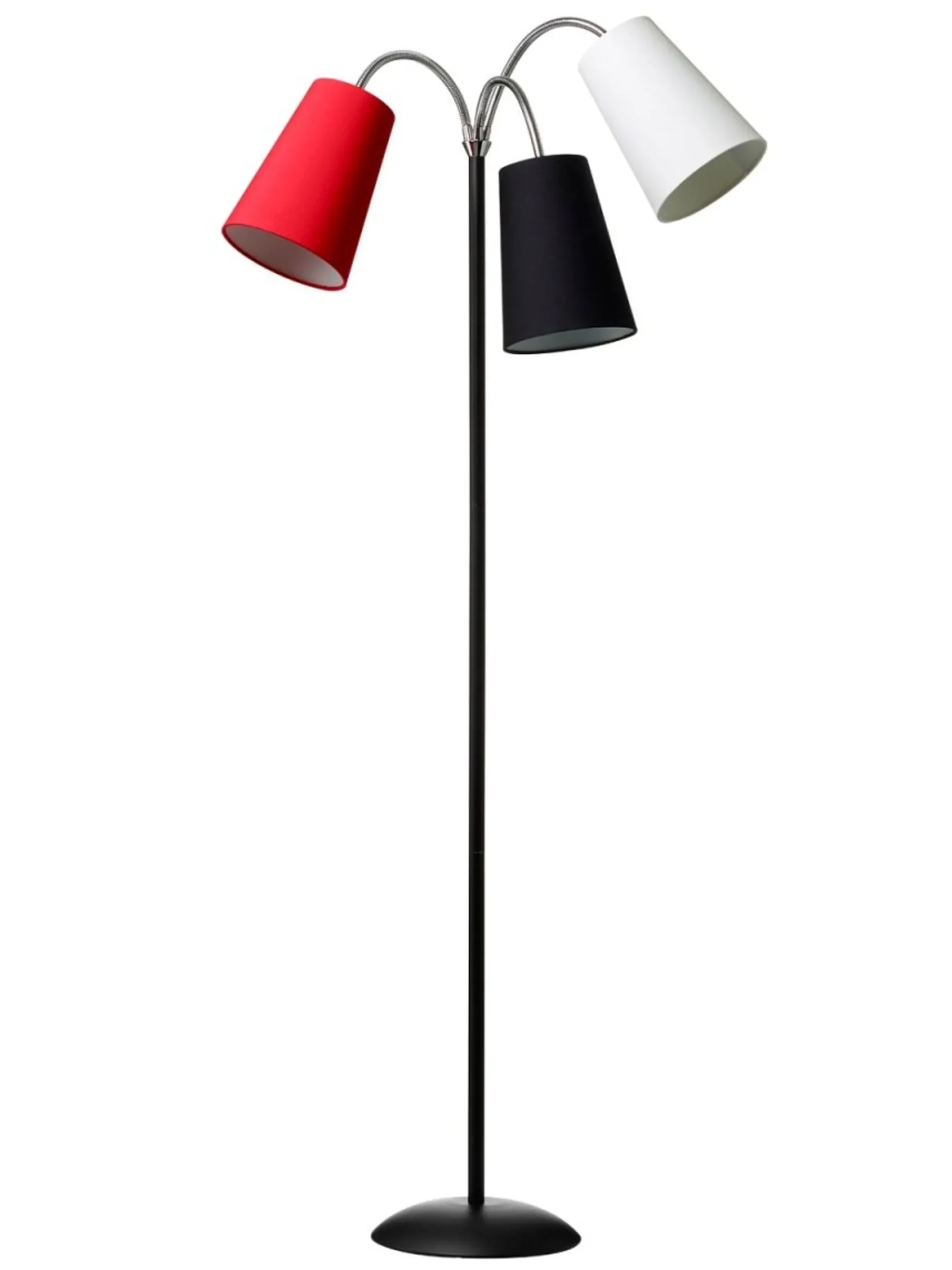 Gulvlampe Salsa Sort Med R-S-H Skærme