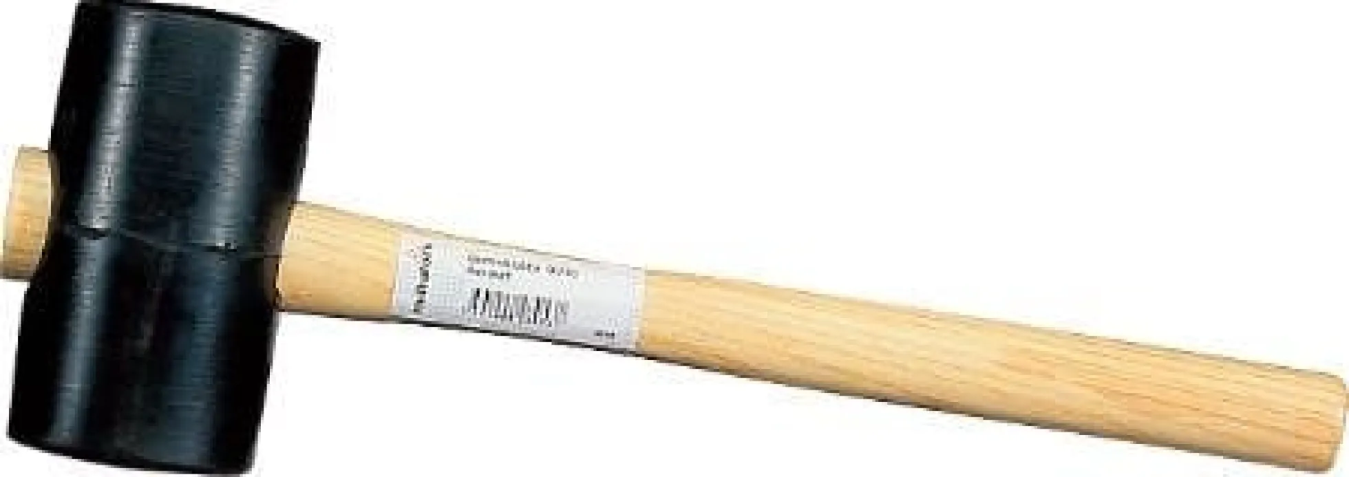 Gummihammer GU55, Ø55 mm, 320 g, asketræskaft