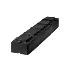 Gummi montageblok forhøjer til varmepumpe, 1000 x 190 mm (2 stk)