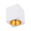 GU10 påbygning lampe, kvadrat, hvid, V-Tac Pro Serie