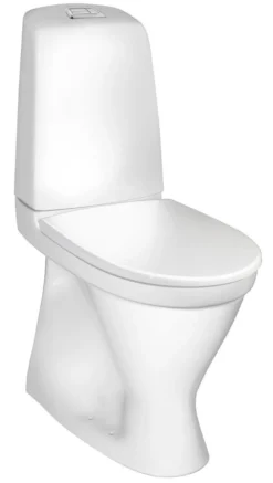 Gustavsberg Nautic, gulvstående toilet, højmodel 46cm