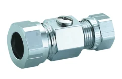 Gustavsberg Securex 14-5235, DN15 x 10 mm, Cu/15 mm, forkromet