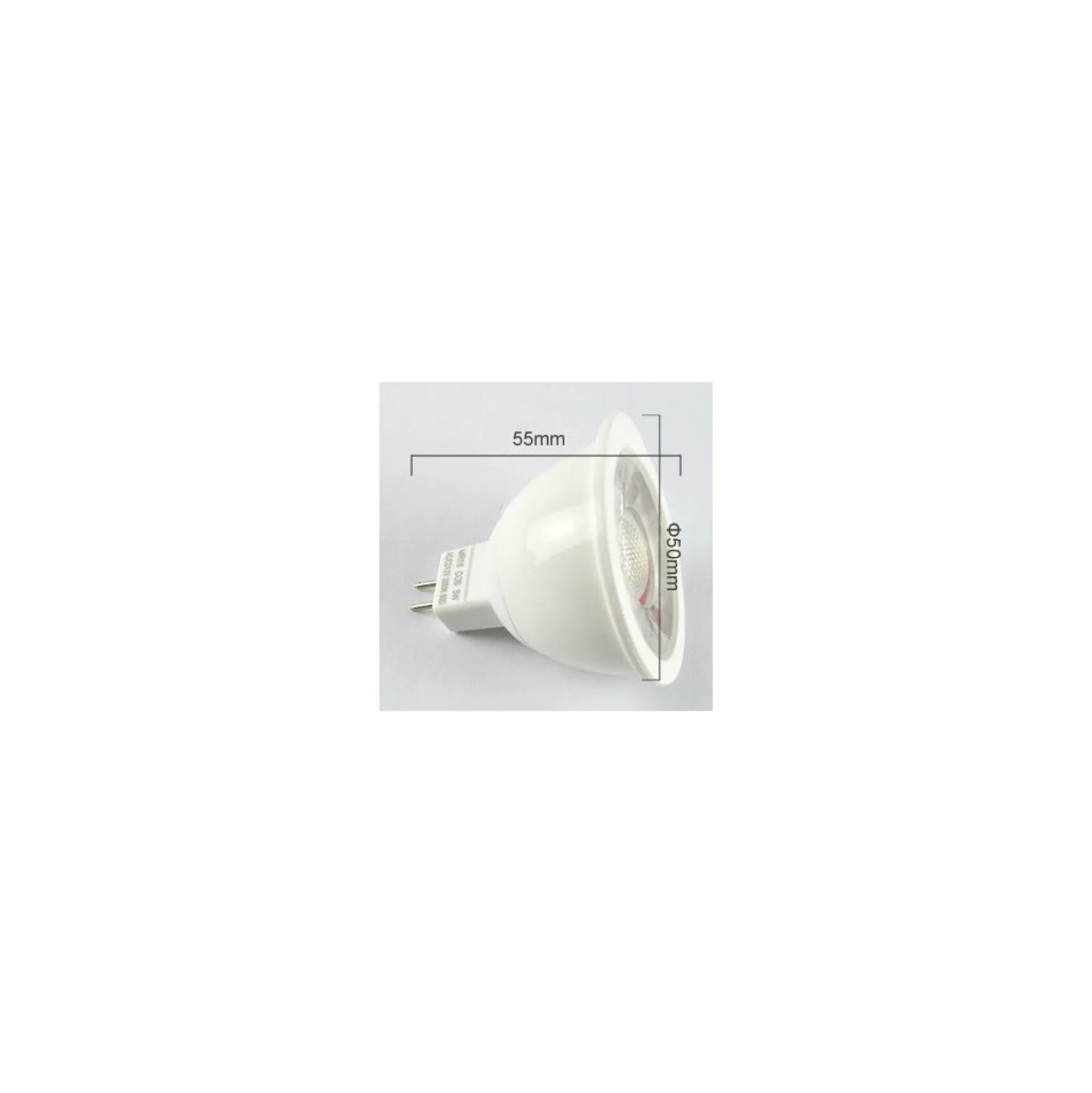 GU5.3 4,5W dæmpbar LUX5 LED spotpære, 12V, MR16, RA 95, varm hvid - LEDlife
