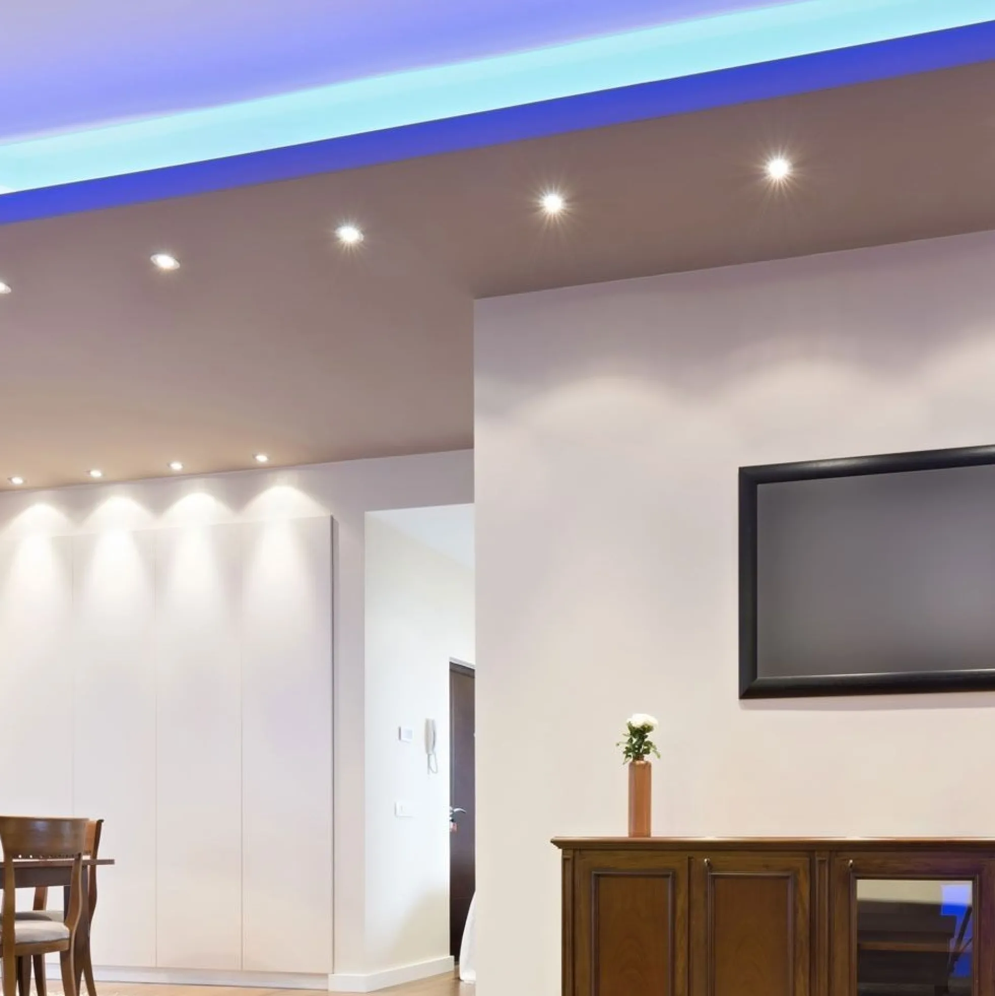 GU5.3 6,5W LED spotpære - 12V, Samsung LED chip, MR16, varm kulør