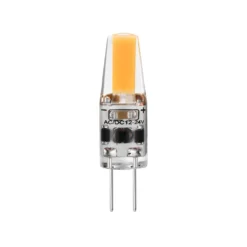 G4 1,5W LED pære, 170 lumen, 360 grader spredning, 2800K, 37 x Ø10 mm, 12V/24V AC/DC, dæmpbar