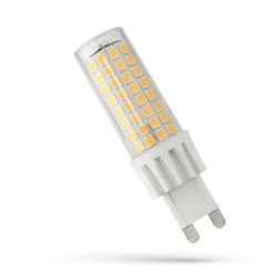 G9 7W LED pære, 770 lumen, 3000K, 270° spredning, 71 x 21 mm, ikke dæmpbar - Spectrum