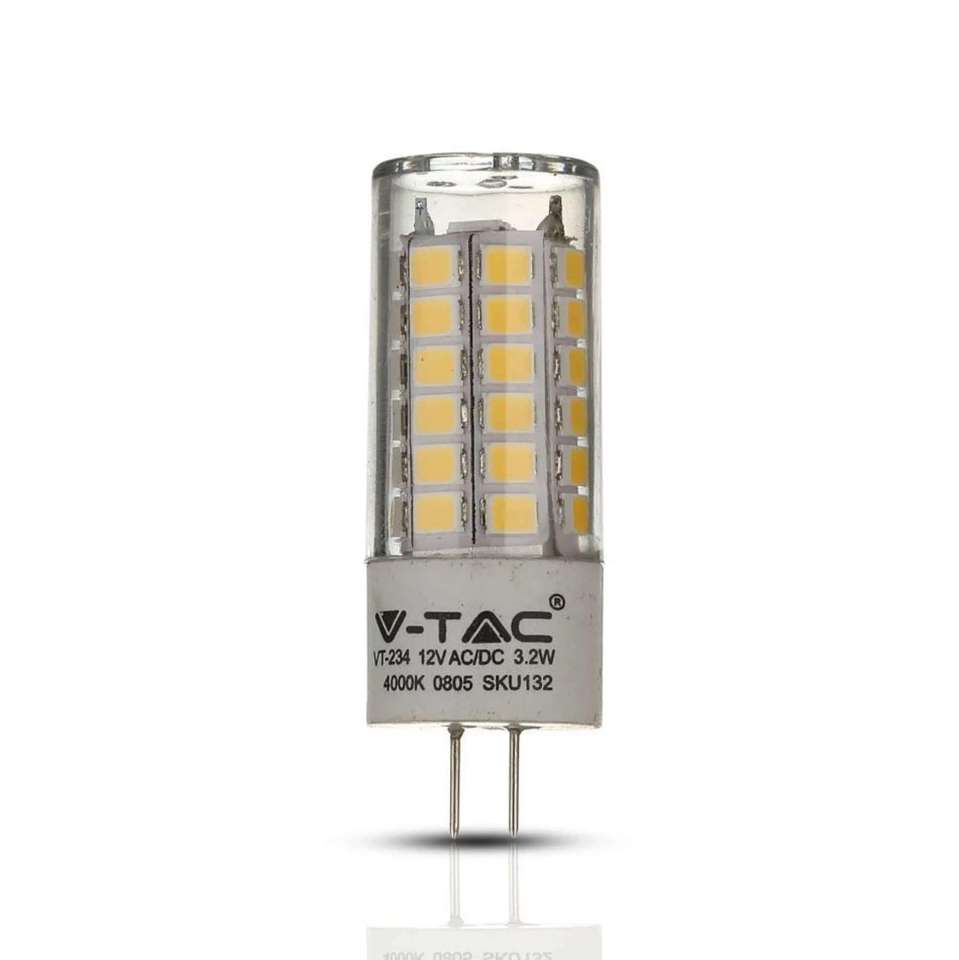 G4 3,2W LED pære, 12V, Samsung LED chip, 3000K (restsalg)