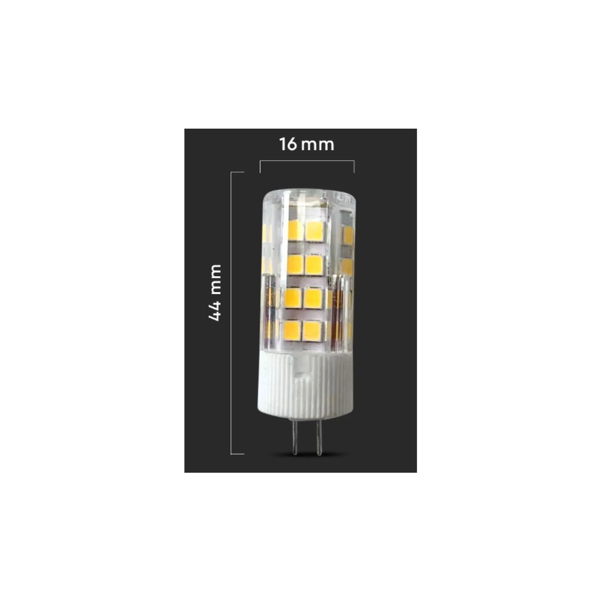 G4 3,2W LED pære, 12V, Samsung LED chip, 3000K (restsalg)