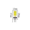 G4 2,5W LED pære, 12V/24V DC, dæmpbar, varm hvid - LEDlife