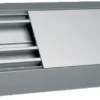Hager, aluminium gulvkanal 18 x 125 mm, grå/alu, 2 meter