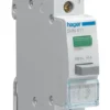 Hager Kiptryk, 16A, 1 slutte, med 230V LED, grøn