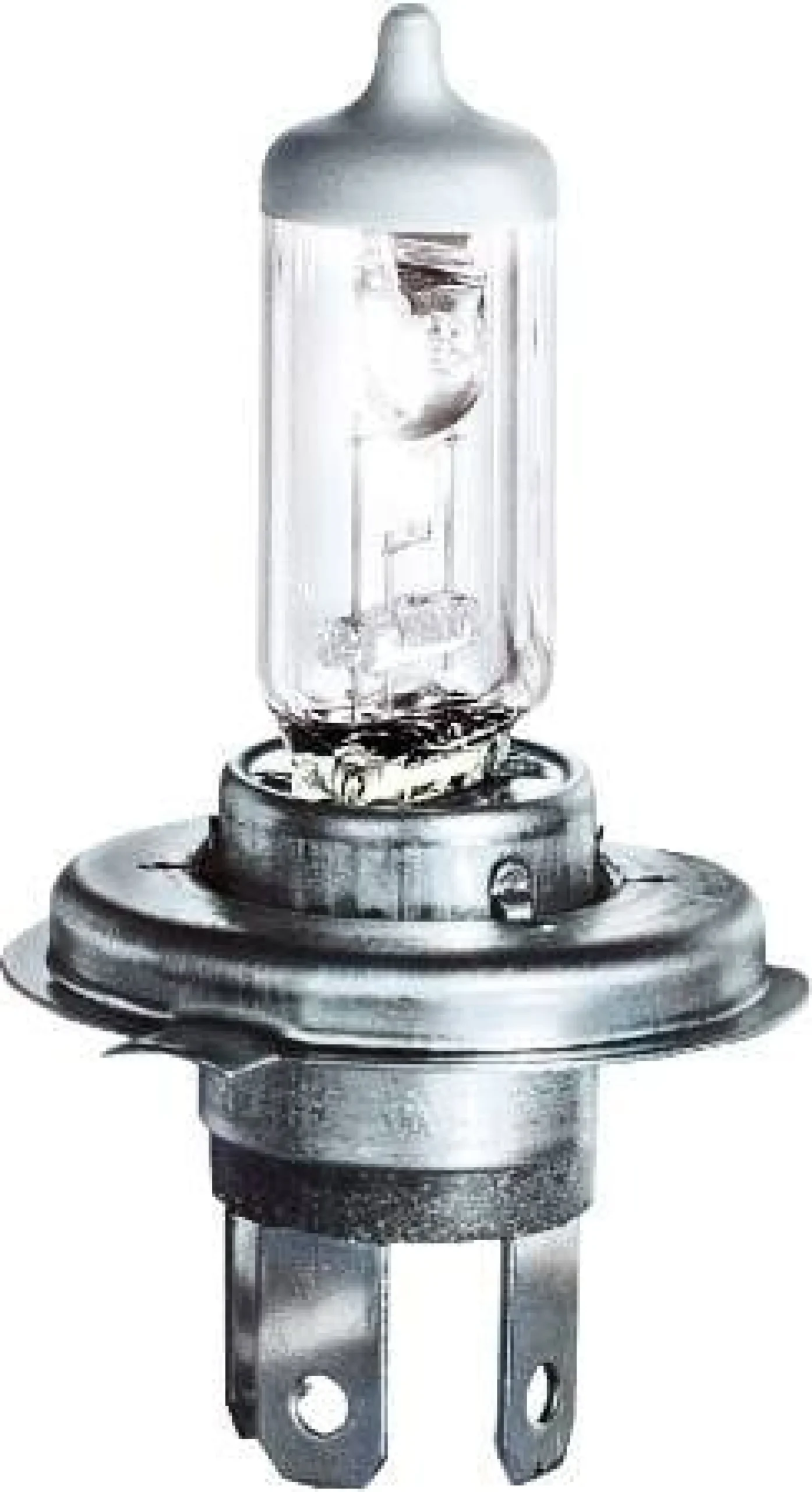 Halogenlampe H4 60/55W 12V P43T, Standard forlygtepære
