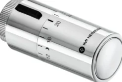 Halo termostat 0-28°C. Hvid, fast føler. M30.