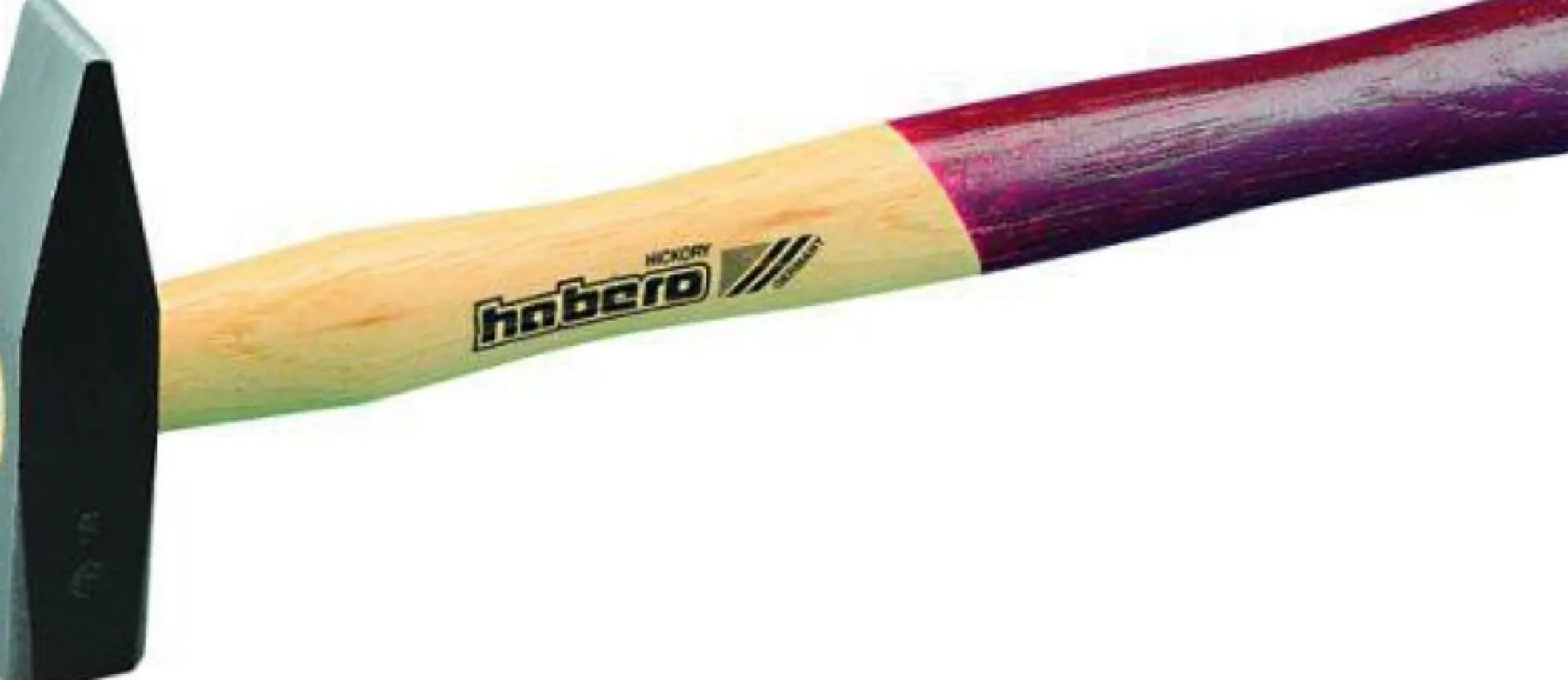 Hammer, flad pen, 400 g, asketræ skaft