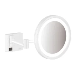 Hansgrohe AddStoris makeupspejl, 3x forstørrelse, med LED lys