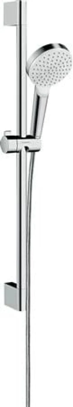 Hansgrohe Crometta brusestangssæt, 65cm, hvid/krom