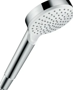 Hansgrohe Crometta håndbruser, EcoSmart, 100 mm, 1 jet, hvid/krom