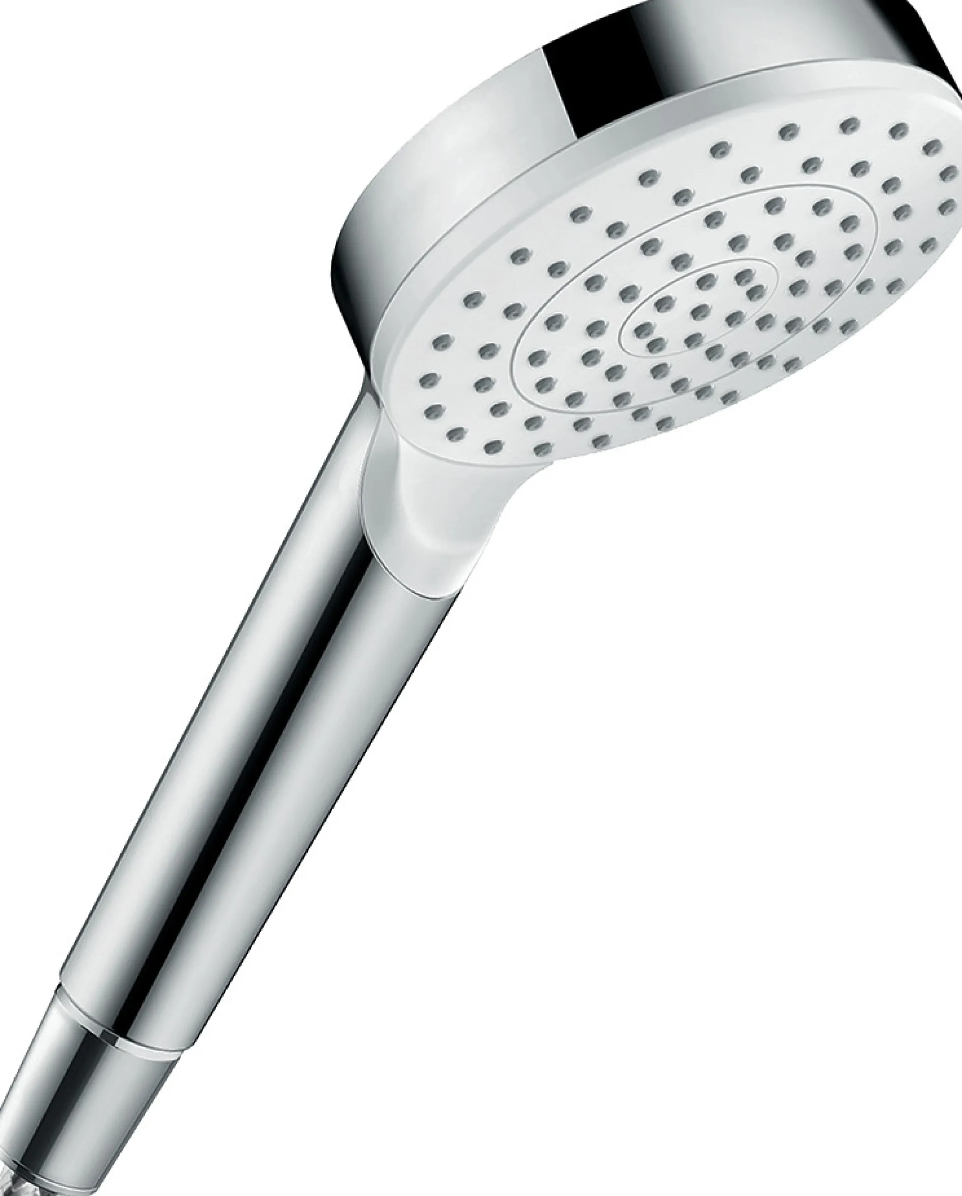 Hansgrohe Crometta håndbruser, EcoSmart, 100 mm, 1 jet, hvid/krom