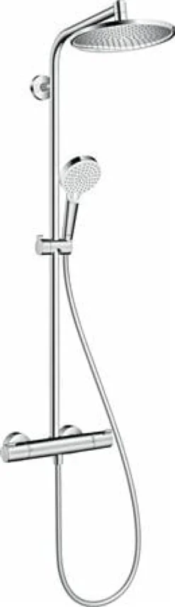 Hansgrohe Crometta S 240 1jet Showerpipe med termostat, krom