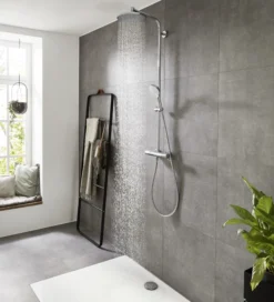 Hansgrohe Crometta S 240 Showerpipe brusesæt, EcoSmart, krom