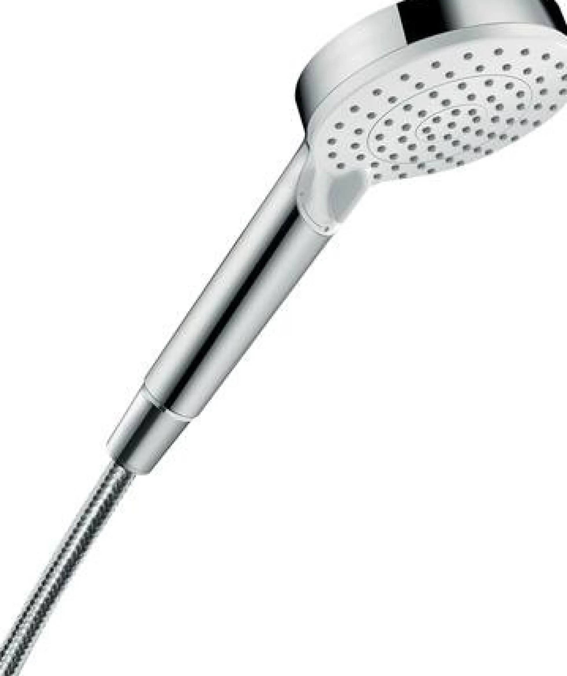 Hansgrohe Crometta Vario håndbruser, 100 mm, 2 jet, hvid/krom
