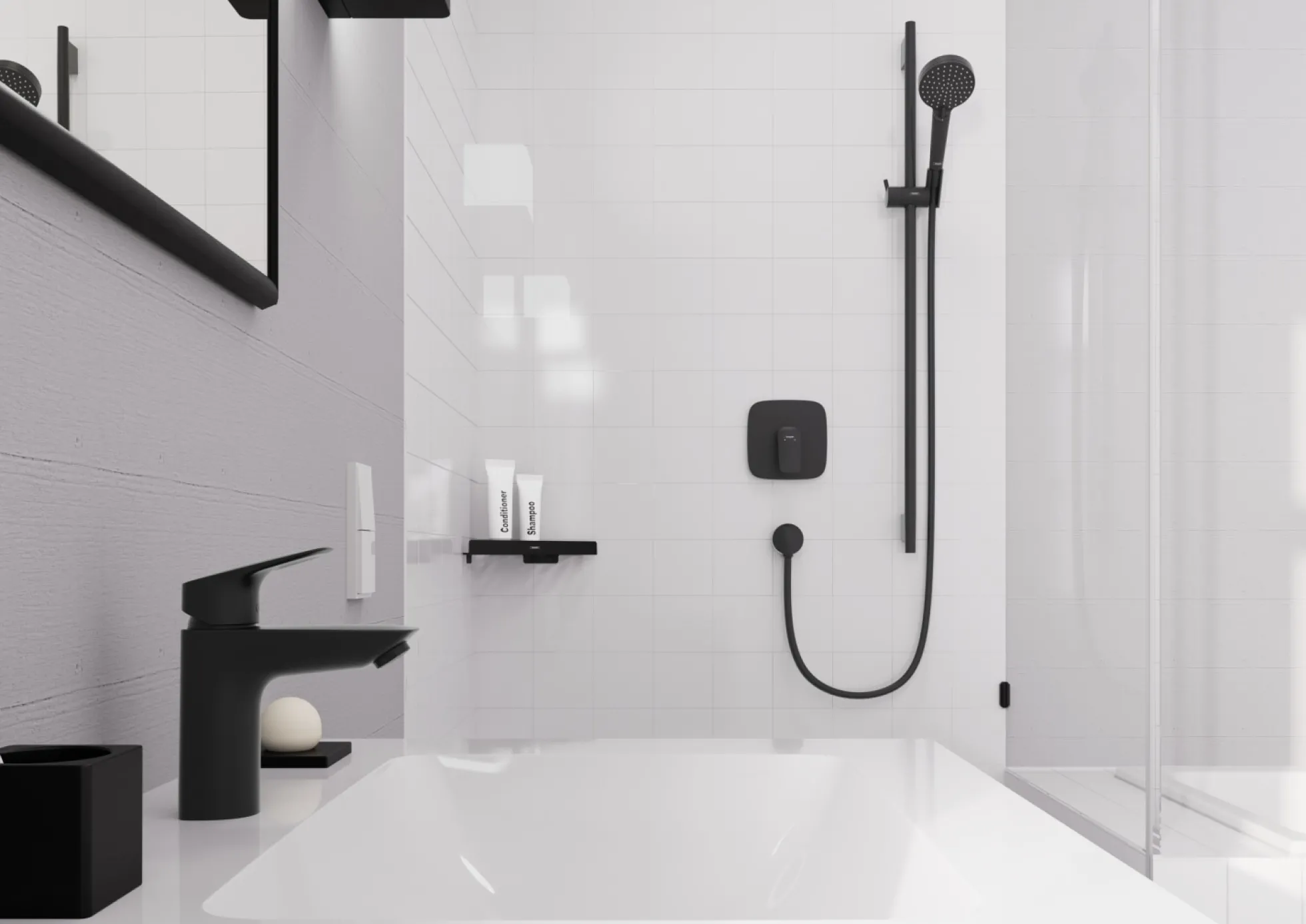 Hansgrohe Logis 100 håndvaskarmatur m. push-open bundventil