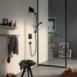 Hansgrohe Pulsify Select EcoSmart 105 mm brusestangsæt, 650mm brusetang, 3 sprays