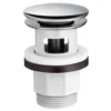 Hansgrohe Push-open bundventil kunststof krom