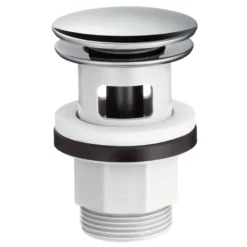 Hansgrohe Push-open bundventil kunststof krom