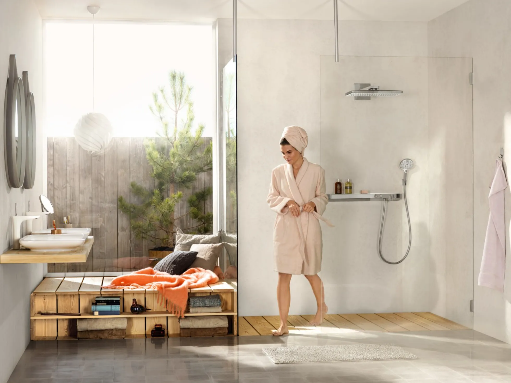 Hansgrohe Rainmaker Select 460 1jet hovedbruser, traditionel montering, 19 l/min, Krom
