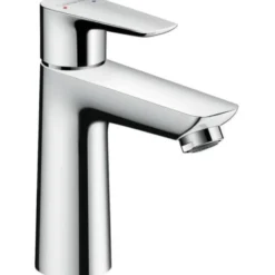 Hansgrohe Talis E 110 håndvaskarmatur, 1-greb, push-open bundventil, krom