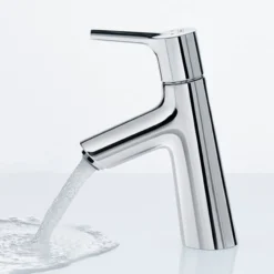 Hansgrohe Talis S 80 håndvaskarmatur, push-open bundventil, krom