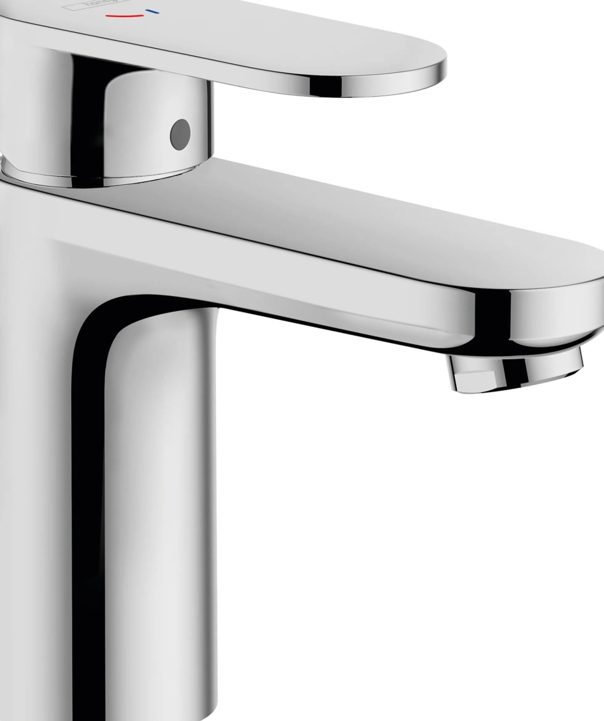 Hansgrohe Vernis Blend 1-grebs håndvaskarmatur 100 CoolStart, med push-open bundventil