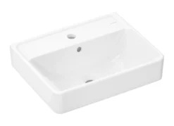 Hansgrohe Xanuia Q håndvask, med hanehul, til væg, porcelæn, hvid - flere størrelser