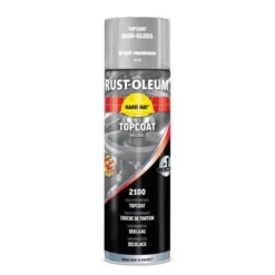 HARD HAT 2115 spraymaling, sølv blank aluminium, 500 milliliter