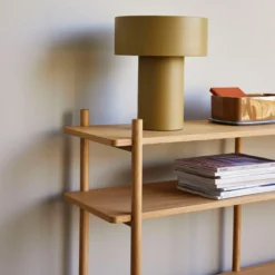 Hübsch Aki bordlampe, khaki