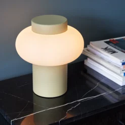 Hübsch Camp bordlampe, beige
