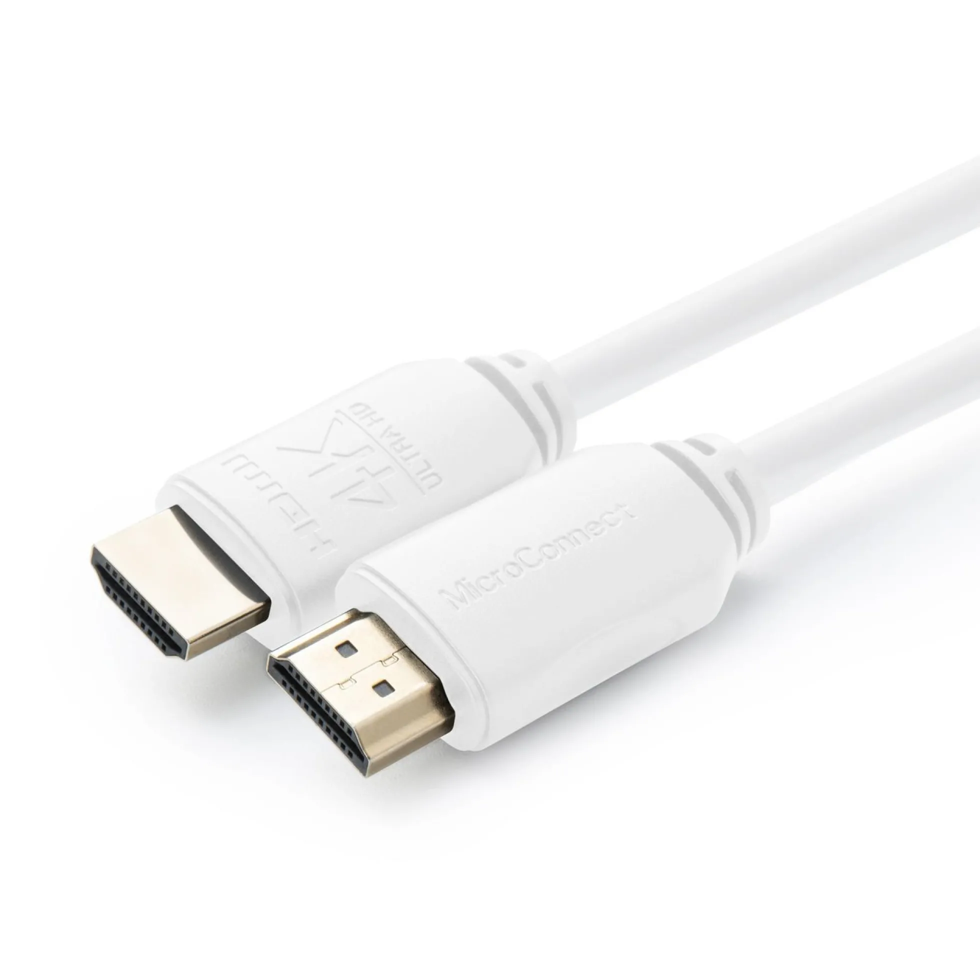 HDMI kabel 4K, hvid