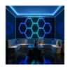 Hexagon LED-lys color, 1 felt, komplet sæt, 20W RGBIC, inkl. bluetooth controller og strømforsyning
