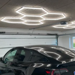 Hexagon LED-lys, 5 felter komplet sæt, 168W, RA95, 5000K, 14250 lm, 230V