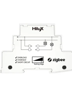 HiluX Zigbee DIN skinne lysdæmper, 250W