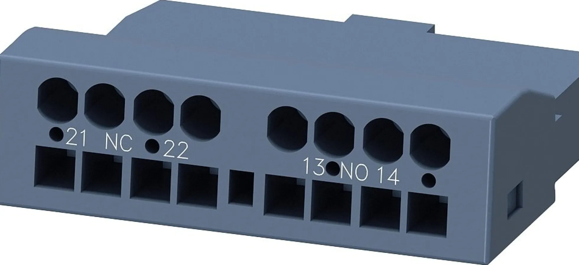 Hjælpekontakt til 3RV2, 1NO+1NC, frontmonteret, S00 til S3 - Siemens