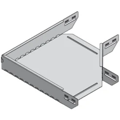 90° hjørne, flad, 60 mm x 400 mm, el-forzinket stål