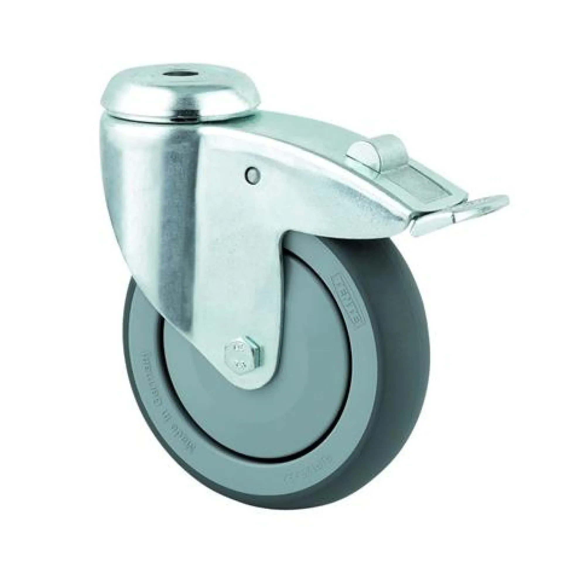 Hjul 100mm drejm/brbolt 100kg 2477PJPP30