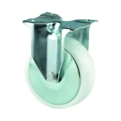 Hjul, nylon, fastplade, 125 mm, 275 kg, 3478UOHP62FAD