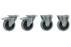 Hjulsæt gummi t/tipcontainer