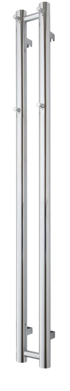Håndklædetørrer KIRO 2, 1400 x 135 mm, krom - TVS