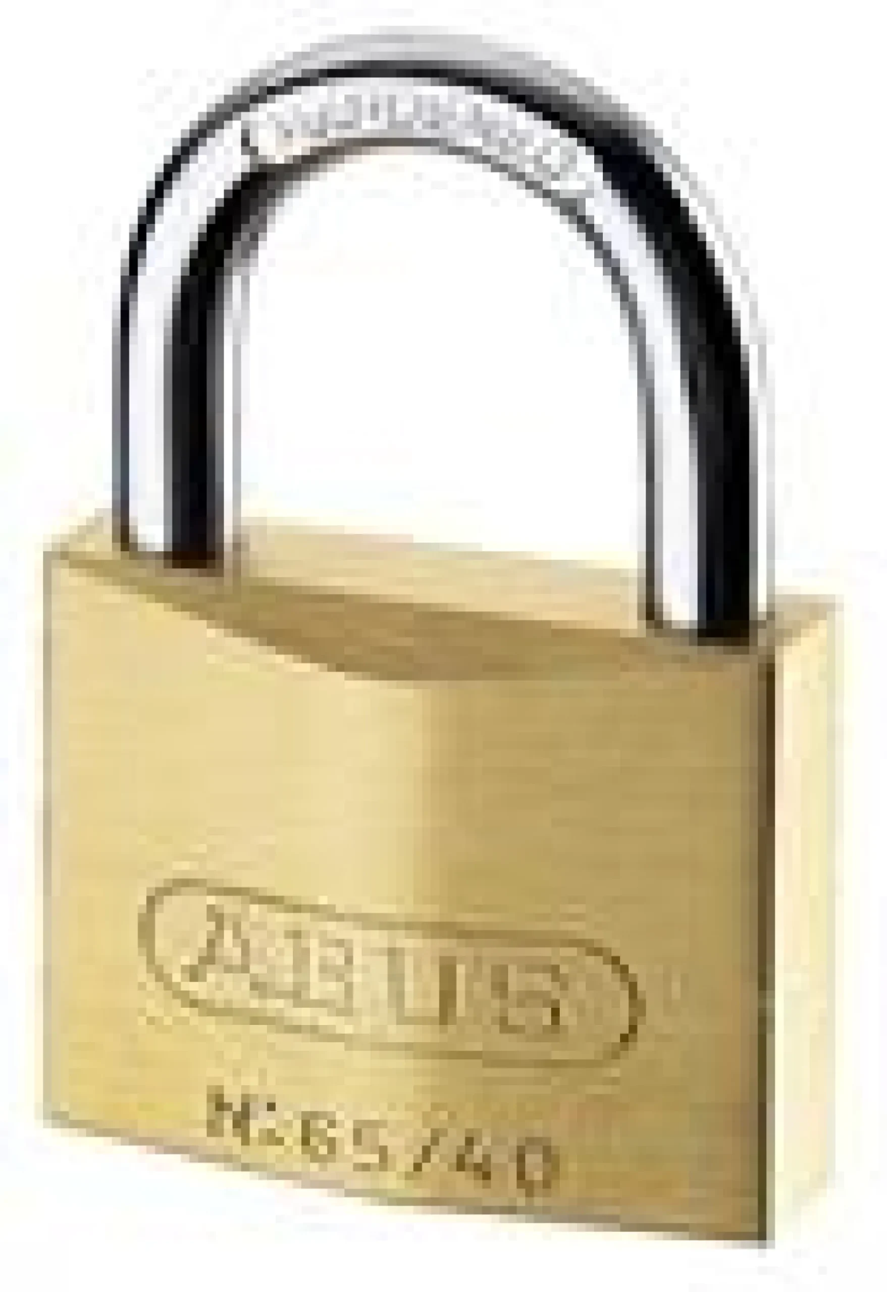 Hængelås Abus 65/40 ka6401, messing, 40mm bredde, 6,5mm bøjletykkelse, 22mm bøjlespændevidde